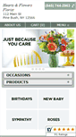 Mobile Screenshot of heartsandflowersflorist.net